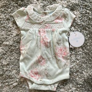 2/$25 Floral onesie NWT